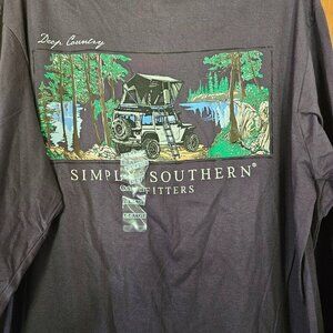 Simply Southern Deep Country Long Sleeve Tshirt‎ Mens XL NWT